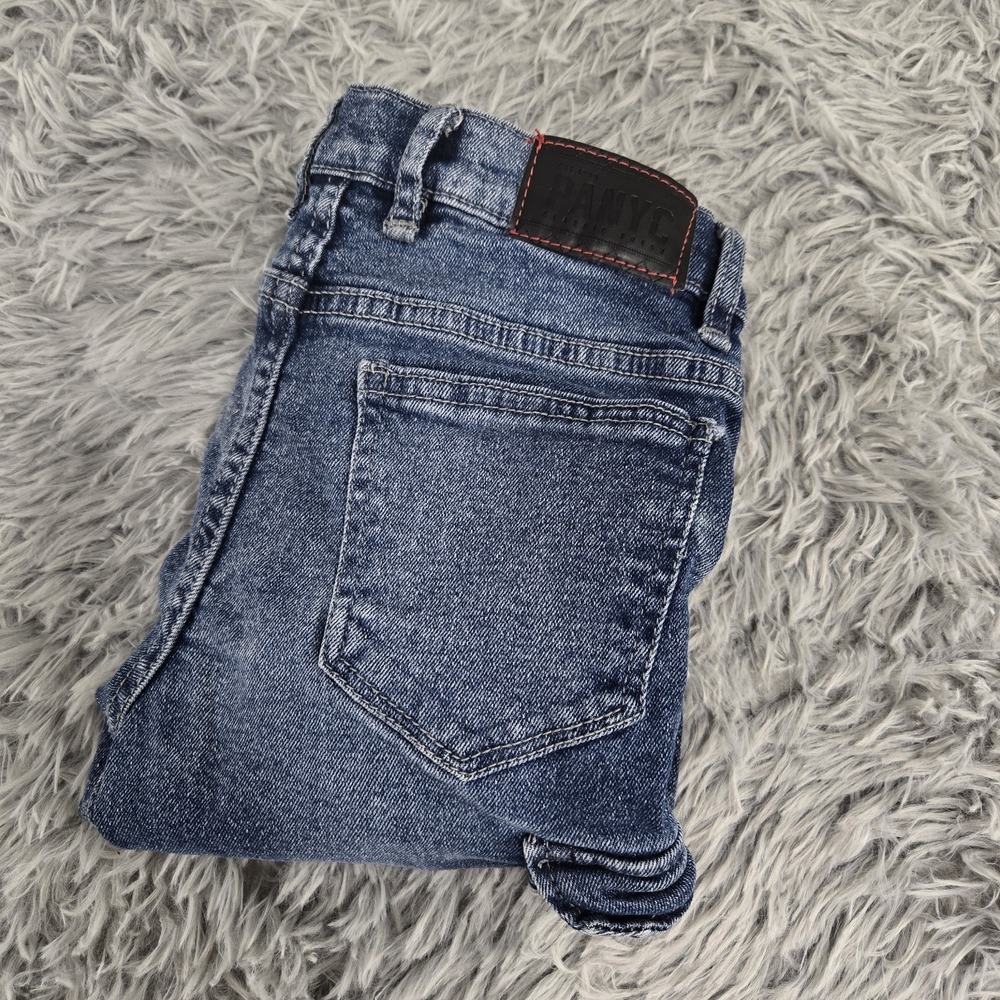 PANYC CL-1545 Youth 7 Cotton Blend Straight‎ Leg Denim Cargo Jeans